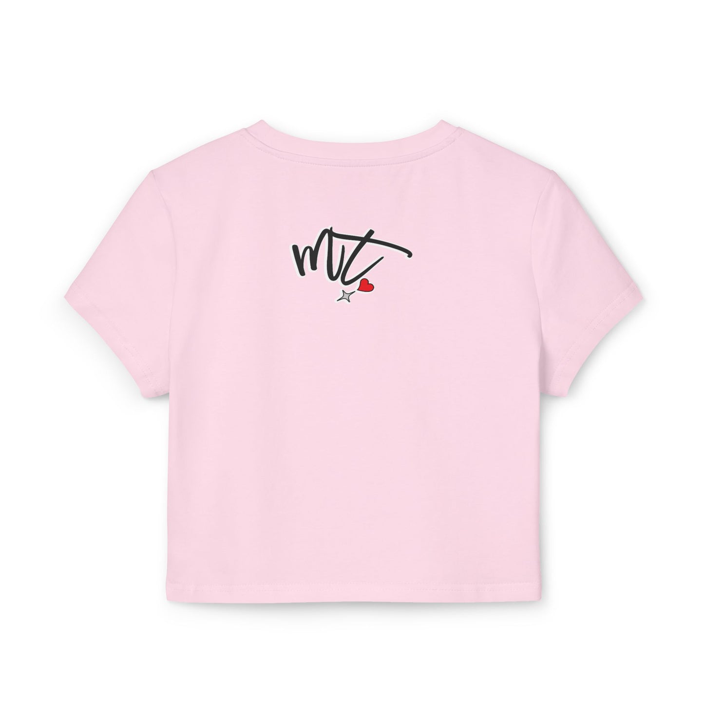 Trendy Women's Baby Tee with Heart Design – Perfect for Casual Outings and Gifts