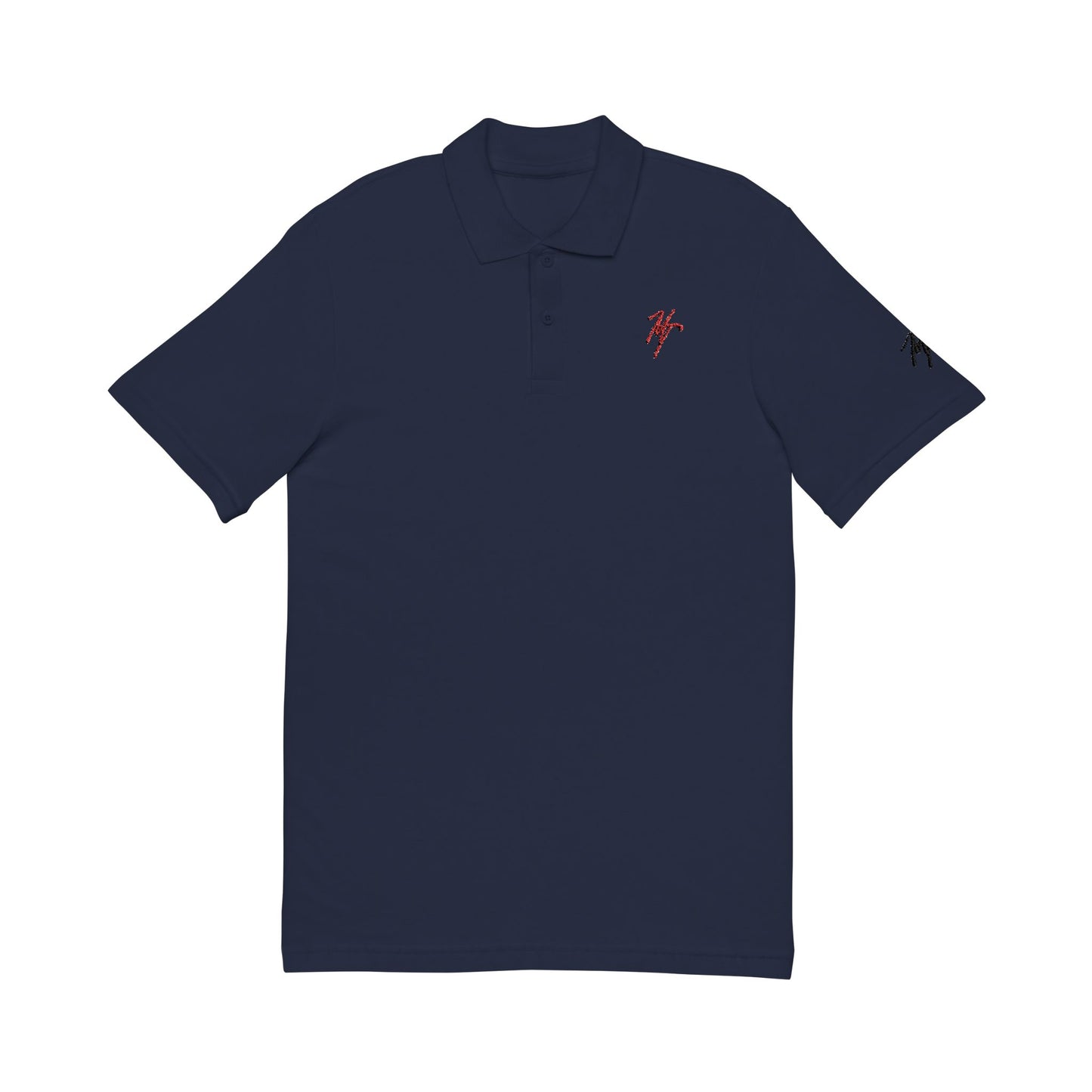 Stylish Unisex Embroidered Polo Shirt for Casual Elegance
