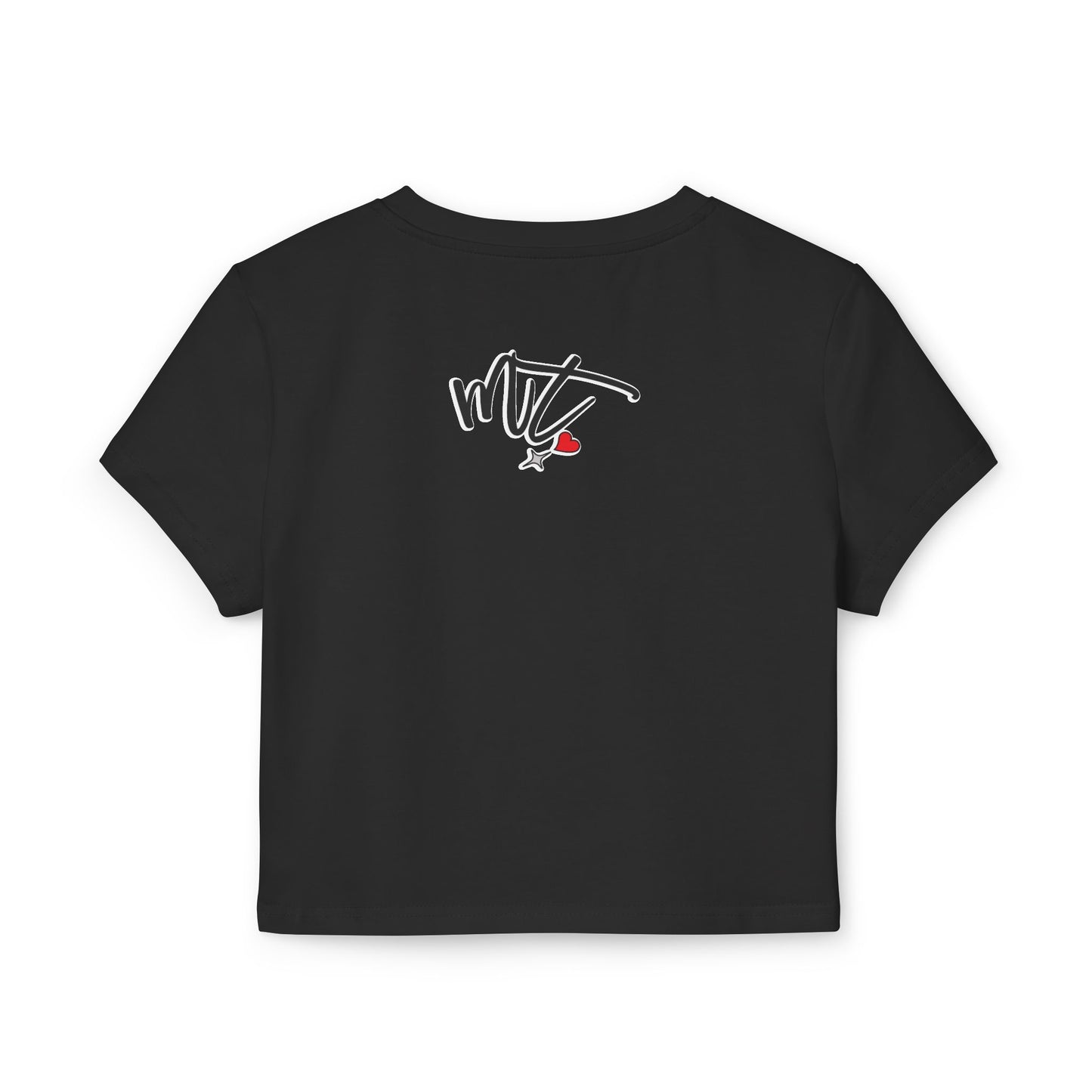 Trendy Women's Baby Tee with Heart Design – Perfect for Casual Outings and Gifts