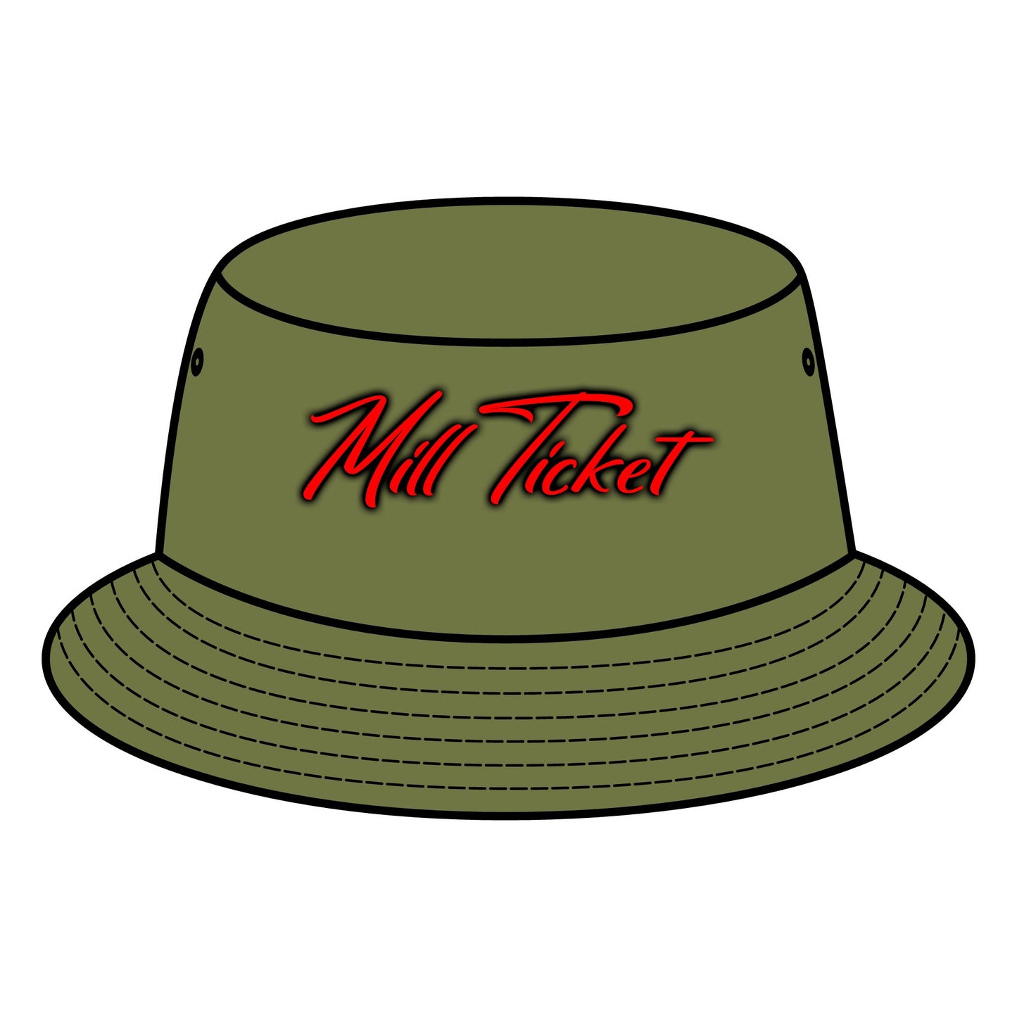 Mill Ticket Bucket Hat - Stylish Summer Accessory