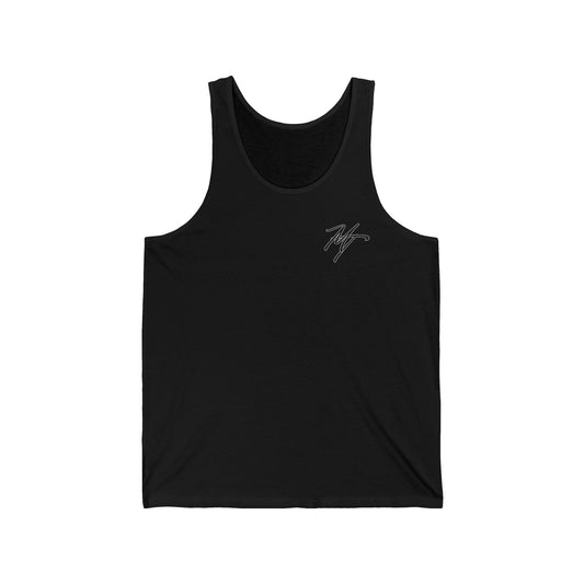 Minimalist Unisex Jersey Tank - Signature Style Tee for Casual Wear